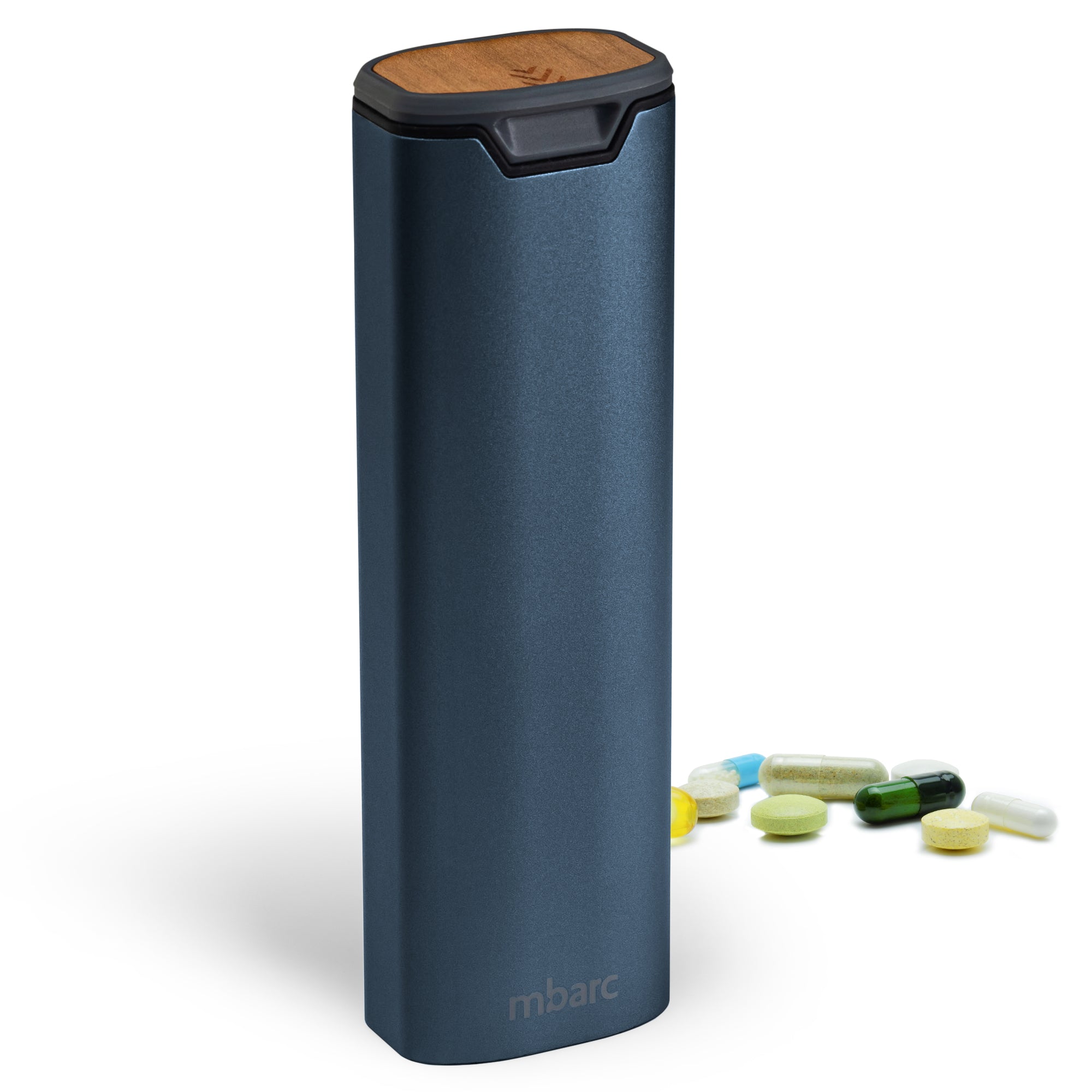 These sleek, low-profile pill boxes organize your medication in style